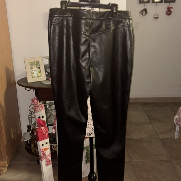 J.LING SLEEK BLACK BIKER PANTS - Picture 5 of 11